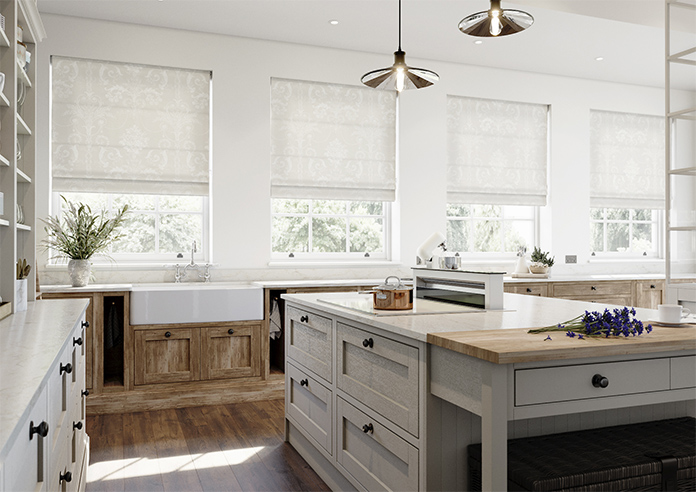 Laura Ashley Josette, Dove Grey - Roman Blind - Image 6